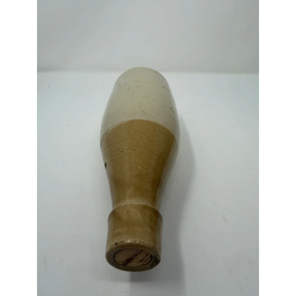 1800s Two Tone Stamp #39 Kennedy Barrowfield Stoneware Ginger Beer Bottle CORK